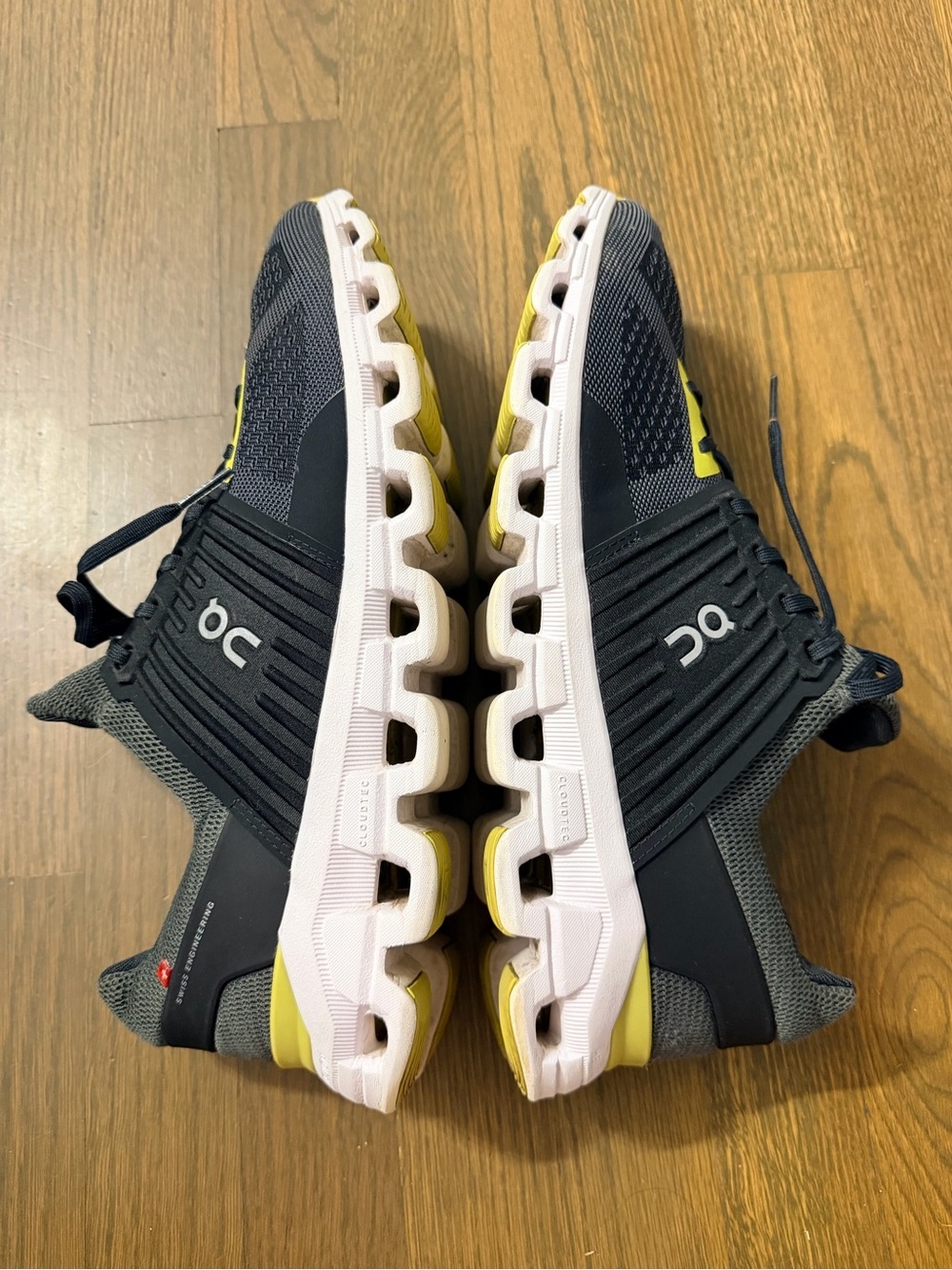 On Running Cloudswift 'Magnet Black Citron Yellow' Men’s 12 - Picture 6 of 11